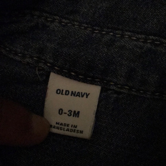 Old Navy denim button down - Picture 2 of 4